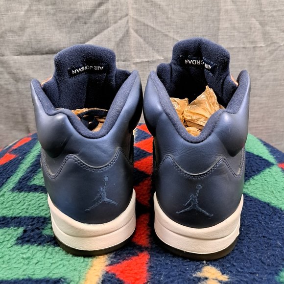%Nike Air Jordan 5 Retro Navy Mens Basketball Shoes Size 10.5 / AJ25 main image 8